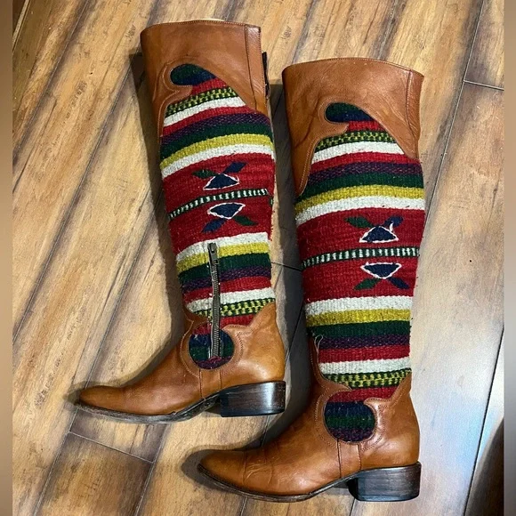 Freebird Cabal Aztec caballero boots